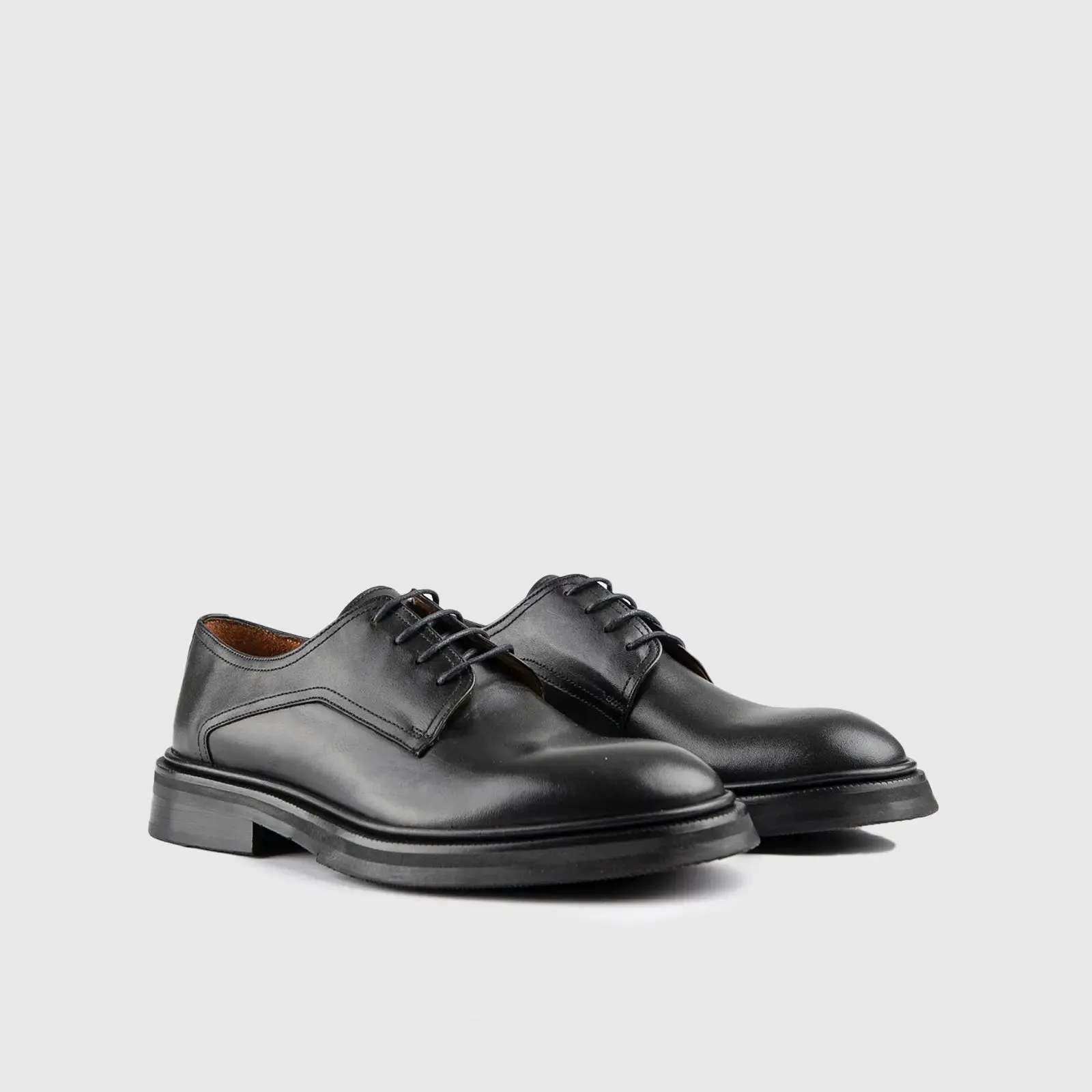Chunky Sole Oxfords Black 0487