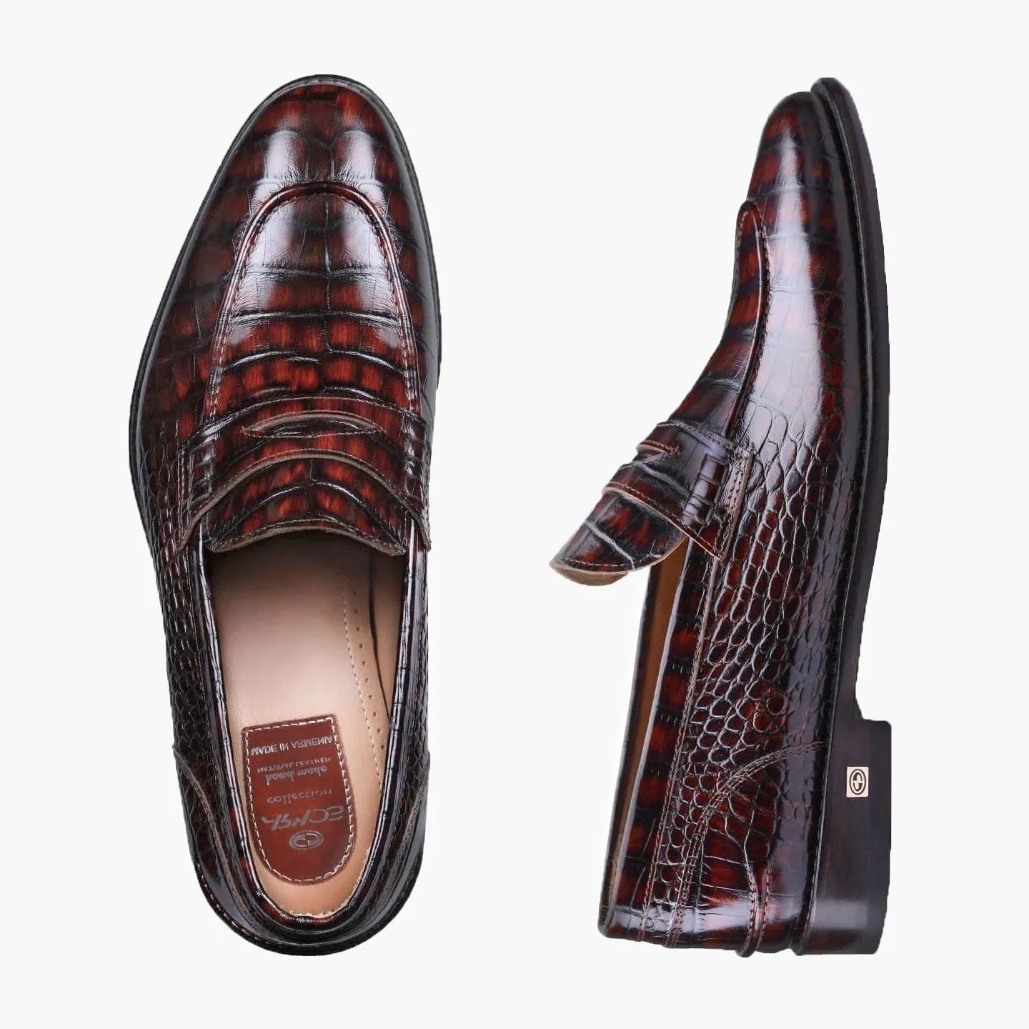 Elegant leather loafers