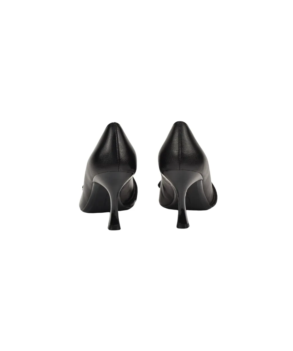 KARL LAGERFELD HEELS IN BLACK