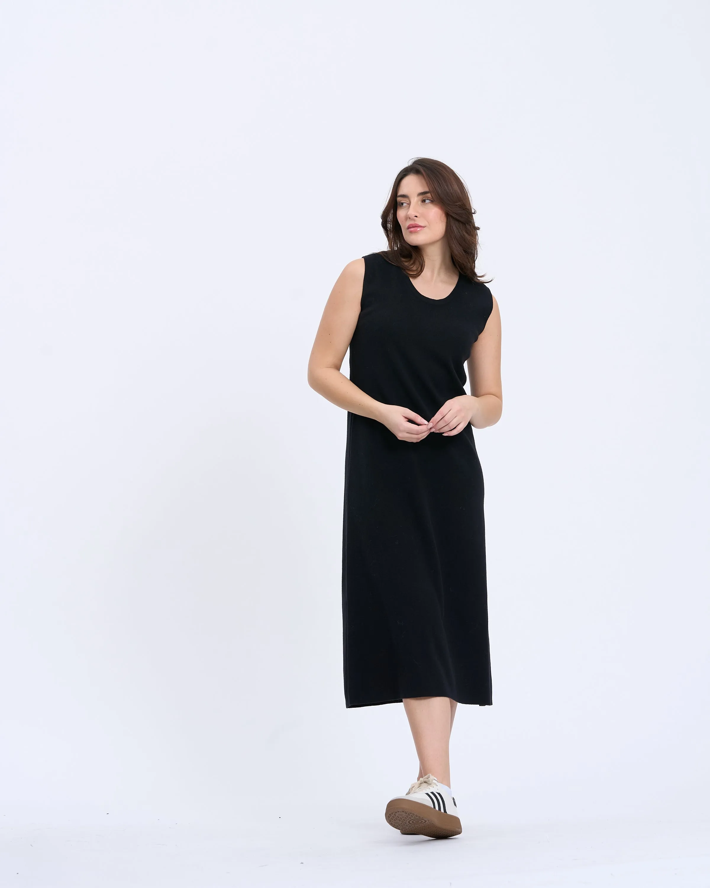 T3075 Long Shift Dress